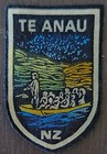 Te Anau Embroidered Patch, Cloth Badge, Sew-On, Vintage New Zealand