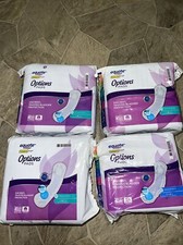 24PKG Equate Options PADS Light Aborbency #3,4Reg length , 34 Ct, Made in USA