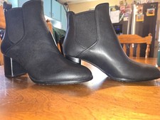 Women's black non slip, slip resistant Shoes for Crew's new Lila Chelsea boots