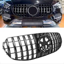 Passt für Mercedes GLE V167 C167 23- Kühlergrill Schwarz GT Panamericana Grill