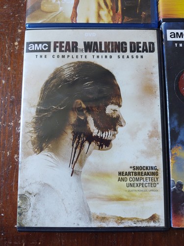FEAR THE WALKING DEAD BLU-RAY AND DVD SEASON 1-4 1 2 3 4 LOT - Foto 4 di 8