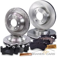 Atec Bremsscheiben Ø330 + BelÄGe Vorne + Hinten FÜR Porsche Cayenne VW Touareg