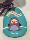 SQUISHMALLOW Neha purple dodo bird backpack hanger clip keychain NWT — photo 8
