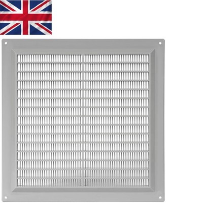 Robuste 10'' x 10'' quadratische Lüftungsabdeckung mit Schutznetz für saubere Luftqualität