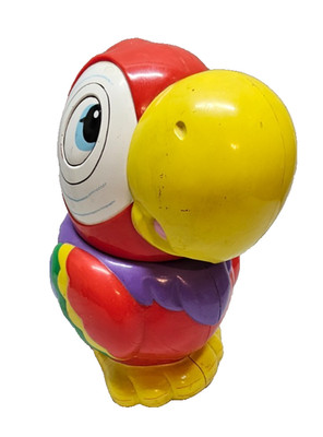 Vintage Spot Brand Caw Caw Talking Parrot Electronic Cookie Jar 1993-USED/WORKS