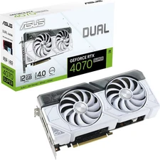 (Factory Refurbished) ASUS RTX 4070 SUPER DUAL-RTX4070S-12G-WHITE Video Card