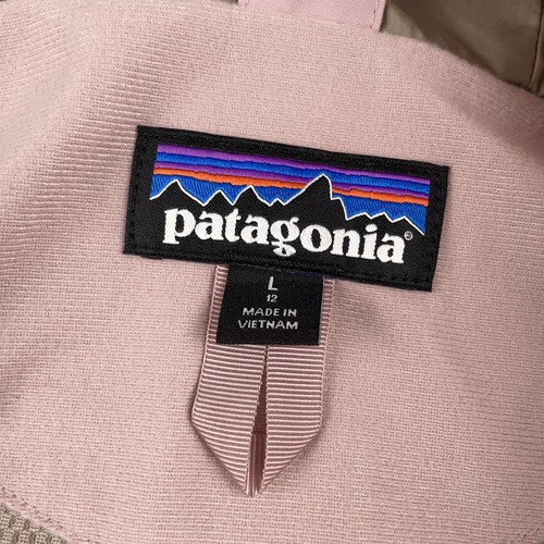 Patagonia Jacket Girls Large Pink Purple H2No Waterproof Hooded 4 in 1 Shell - Picture 9 of 17