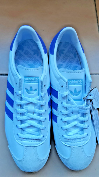 ZAPATILLAS ADIDAS COUNTRY OG W BLANCO Y AZUL MUJER TALLA 41 1/3 NUEVAS Y EN CAJA