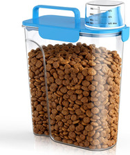 Uppetly Dog Cat Food Storage Container, 5-7Lbs Pet Food Containers, Airtight Cat