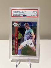 PSA 10 Kevin De Bruyne #2/35 Soccer-red mojo 2021 Leaf