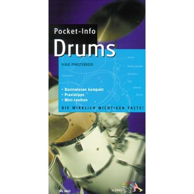 Ratgeber Schott Pocket-Info Drums Buch Lehrbuch Musik NEU