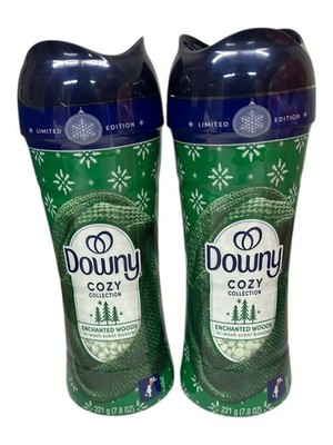 Downy Cozy Collection Enchanted Woods Laundry Scent Booster Beads Lot of 2 NEW 