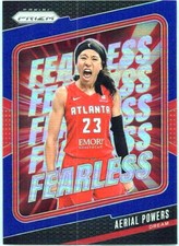 2024 Panini Prizm WNBA #13 Aerial Powers Fearless Prizms Blue #/49