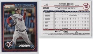2024 Topps Series 1 Team Color Border Patrick Corbin #236