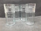 4 VTG ANCHOR HOCKING ANNAPOLIS ICED TEA GLASS TUMBLERS 16 OZ