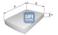 UFI 53.325.00 Innenraumfilter FüR Dodge Durango Jeep Cherokee Grand III IV