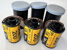3 Kodak GOLD 200 Color Film 35mm Roll Film 24 Exposures