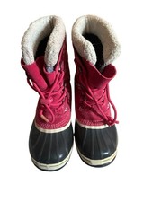 Sorel Winter Boots Waterproof Kids Size 5 Pink