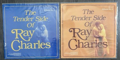 Ray Charles The Tender Side 2-LP Lot SMI 1-129/1-130 VG+ Vinyl Wakefield Press