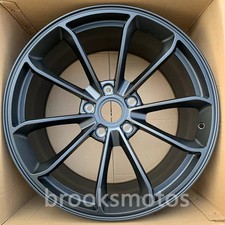 1PC CUSTOM MATT BLACK GT4 FORGED WHEELS RIMS FITS 2016+ PORSCHE 718 CAYMAN 982