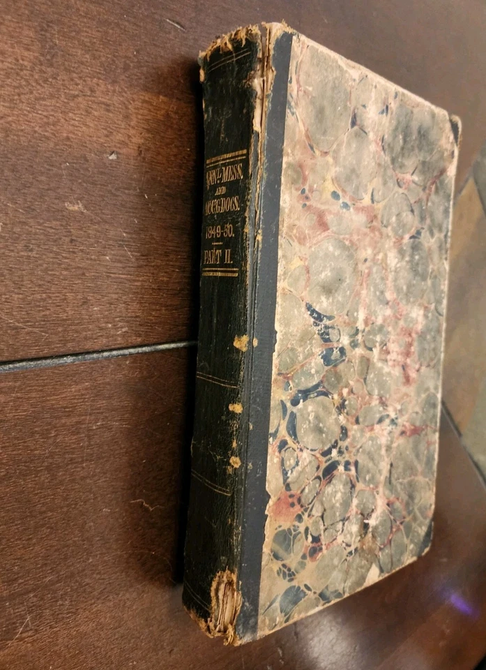 Antique 1849 Book HISTORICAL MAPS Annual Messages Docs American Politics History - Image 3 of 4