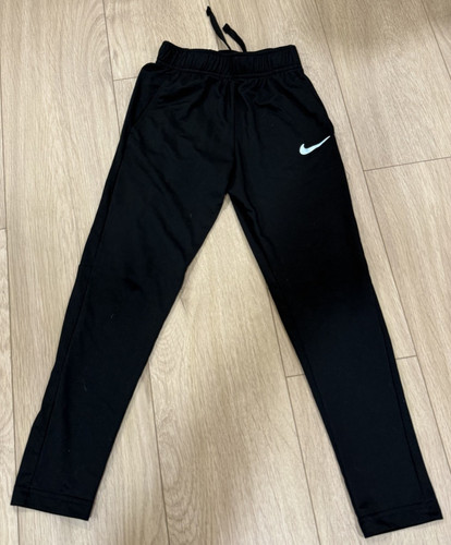 Nike Black Dri-Fit Sweatpants Black Joggers Youth XS Casual Polyester Lightweigh