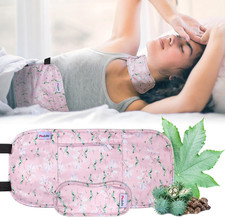 2 Pack Castor Oil Pack Wrap Organic Cotton for Liver Detox, Reusable Castor Oil