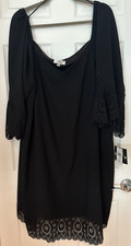 NEW w/Tags Signature Robbie Bee Womens 24W Crepe Off-the-Shoulder Cocktail Dress