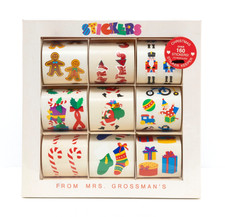 VTG Mrs. Grossman  s Sticker Keeper Box 160 Christmas 1995 RD  LK PL