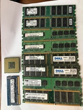 Lot Of Assorted RAM Various Speeds And Pentium 4 Processor 2.93 Processor