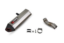 Kawasaki Ninja H2 SX SE (18?20) Scorpion Exhaust Serket Parallel Slip-on Carbon