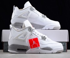 Jordan 4 Retro "White Oreo " Men's Basketball Shoes Mid Top