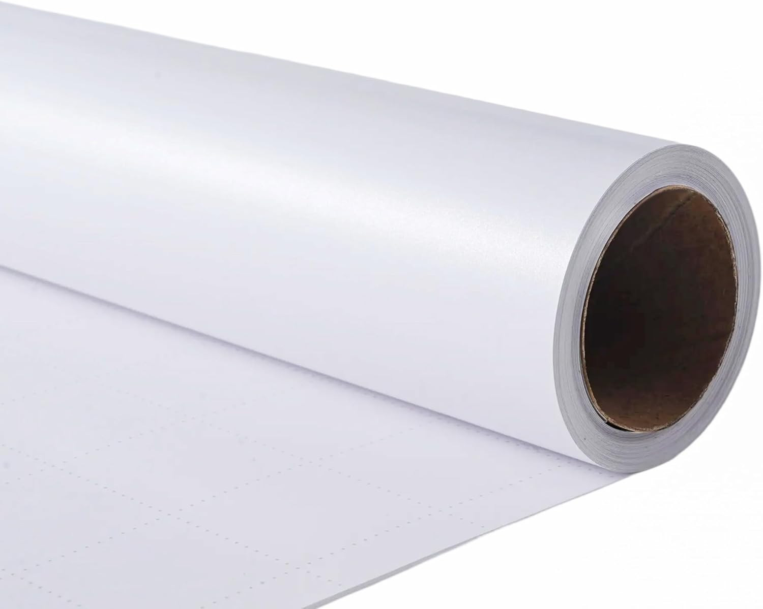 Roll With Cut Lines - Solid White Holiday Gift Wrap F