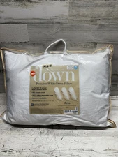 Charter Club Premium White Down Firm Density Standard/Queen Pillow New