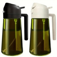 2 in 1 Olive Oil Sprayer Dispenser Cooking Baking BBQ Spray Bottle Kitchen Tool — image 10