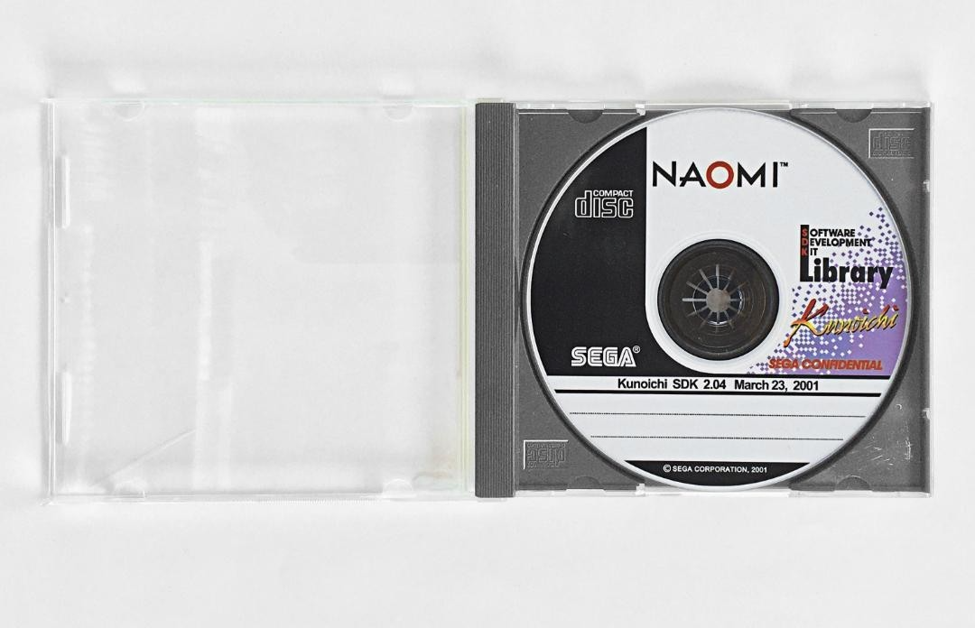 Rare SEGA NAOMI Arcade SDK Kunoichi Ver.2.04 Development Tool CD
