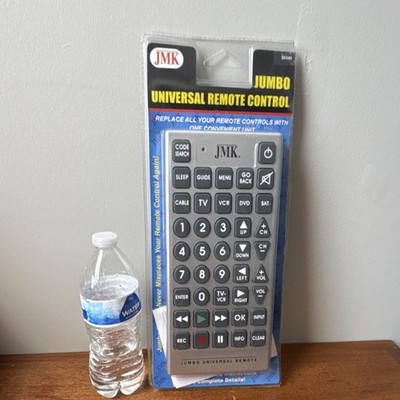 Jumbo Universal Remote Control. Extra Large Buttons.