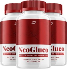 (3 Pack) NeoGluco Capsules – Neo Gluco Natural Ingredients Glycogen Support