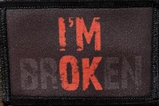 Parche táctico militar I'm Broken Morale