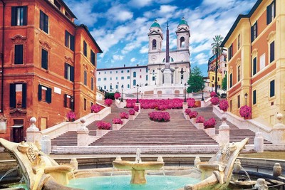 EPOCH 1000-piece jigsaw puzzle overseas landscapes Spanish Steps - Italy 50 x 75