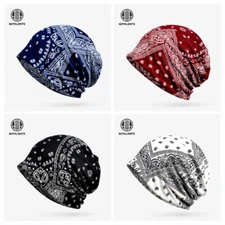 Fashion Mens Womens Beanie Hat Scarf Knitted Hat Ski Slouch Hat Winter Warm Cap