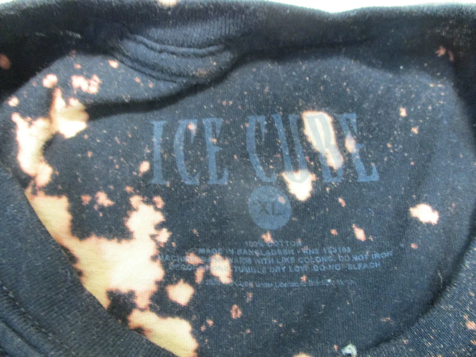 Camisa Ice Cube Adulto Extra Grande Adulto Negra Trashed Compton LA Hip Hop Para Hombres XL Foto 4 de 4