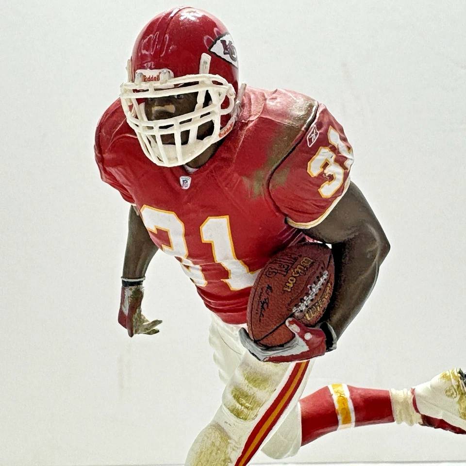 Figura de acción Priest Holmes 2 Kansas City Chiefs McFarlane 2004 serie 9 Foto 4 de 4
