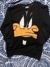 Daffy duck looney tunes sweatshirt Sz Small