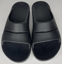 Oofos Ooahh Slide Sandals Black Mens 9 Womens 11