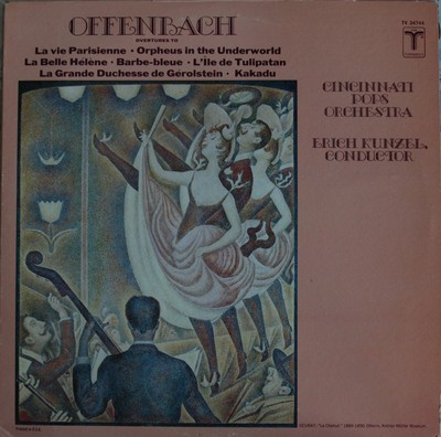 33 RPM Record - Offenbach: Overtures Cincinnati Pops
