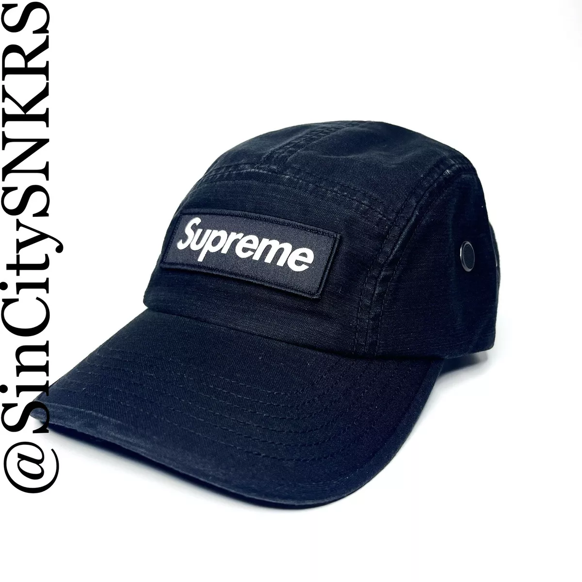 Supreme Military Camp Cap 'Black' | Men's Size Onesize