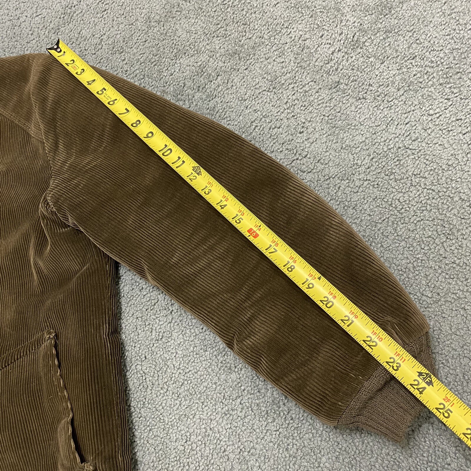 Vintage 60s Brent Corduroy Shawl Collar Bomber Jacket… Gem