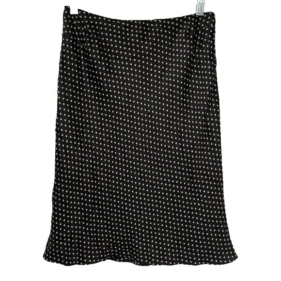 Faldas para mujer Anne Klein de seda con lunares