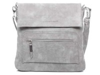 Bag Street Damentasche Aus Weichem Kunstleder UmhäNgetasche Schultertasche Grau